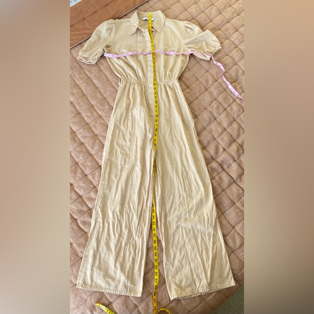 DOROTHY PERKINS cotton linen pant jumpsuit size 6